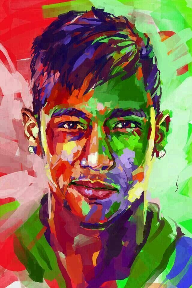 640x960 Neymar Buy Posters - Neymar Painting