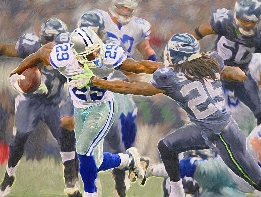 900x677 Nfl - Nfl Painting