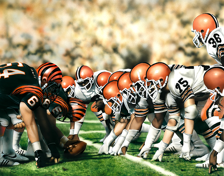 712x561 Trash Talk Bash Fine Art Amp Custom Framing - Nfl Painting