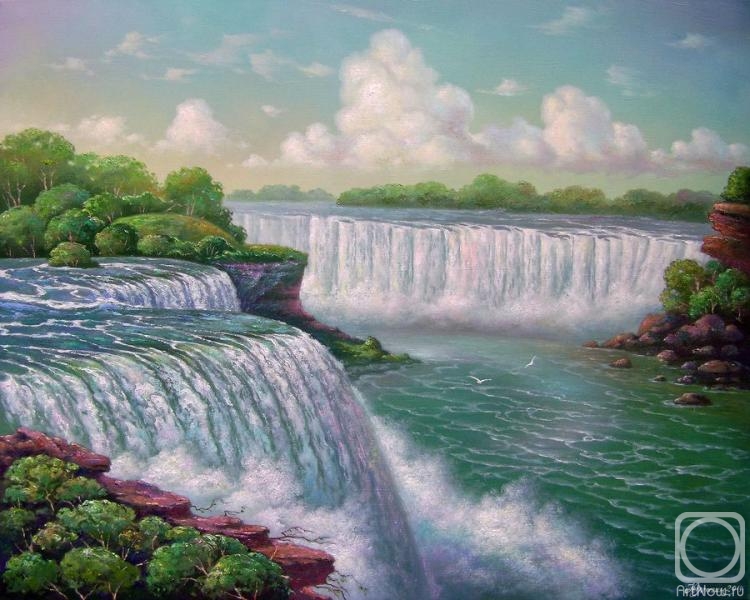 750x600 Painting Buy On Artnow.ru - Niagara Falls Painting