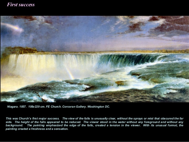 638x479 Frederic Edwin Church - Niagara Falls Painting Frederic Edwin Church