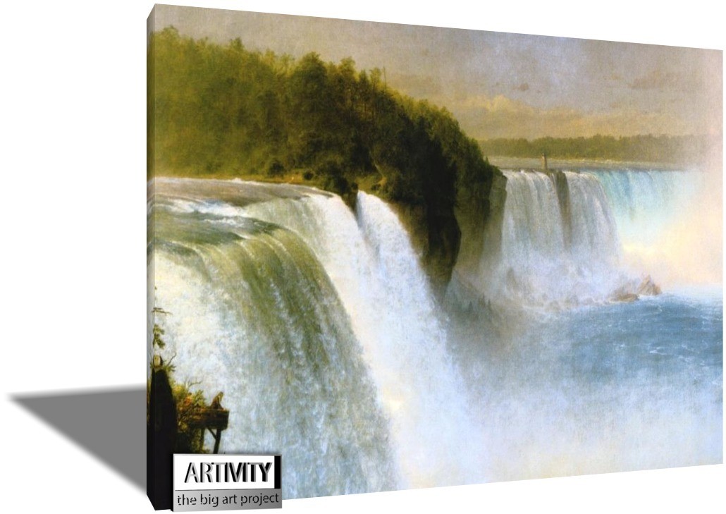 1030x729 High Quality Niagara Falls From The American Side, Frederic Edwin - Niagara Falls Painting Frederic Edwin Church