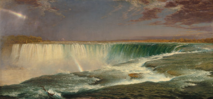 440x204 Niagara - Niagara Falls Painting Frederic Edwin Church