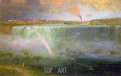 400x254 Niagara George Inness Painting Reproduction 9149 Topofart - Niagara Painting
