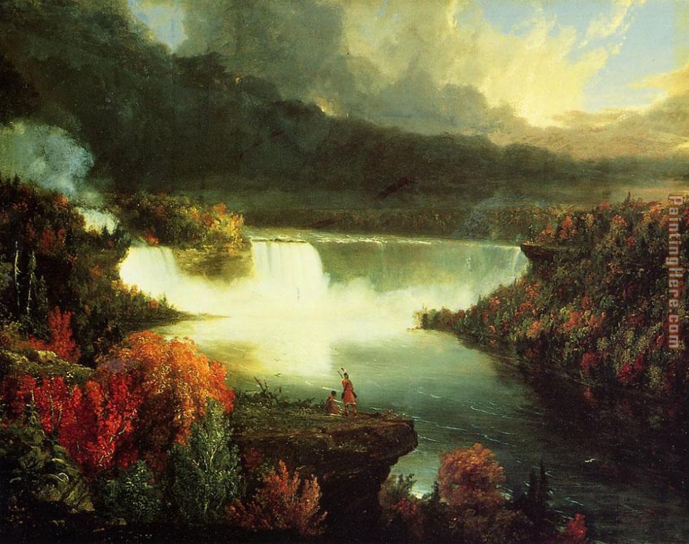980x774 Thomas Cole Niagara Falls Painting Anysize 50% Off - Niagara Painting