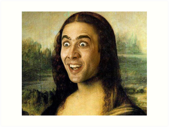 549x413 Nicolas Cage - Nic Cage Painting