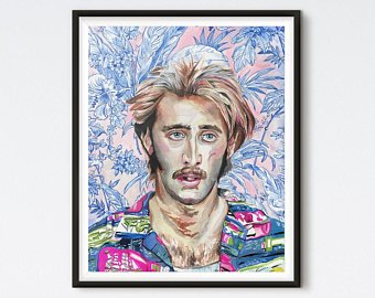 340x270 Nicolas Cage Art Etsy - Nic Cage Painting