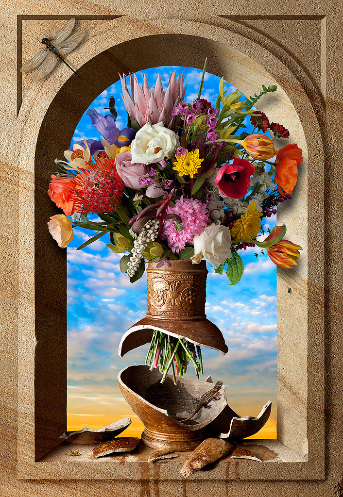 706x1024 Still Life Niche, Broken Bosschaert This Lovely 16th - Niche Painting