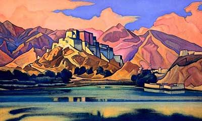 400x239 Nicholas Roerich, Lhasa Fine Art Reproduction Oil Painting - Nicholas Roerich Painting