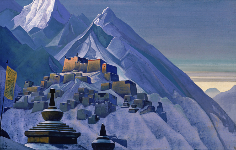900x573 Nicholas Roerich Amp The Sacred Union Of The East Karavansara - Nicholas Roerich Painting