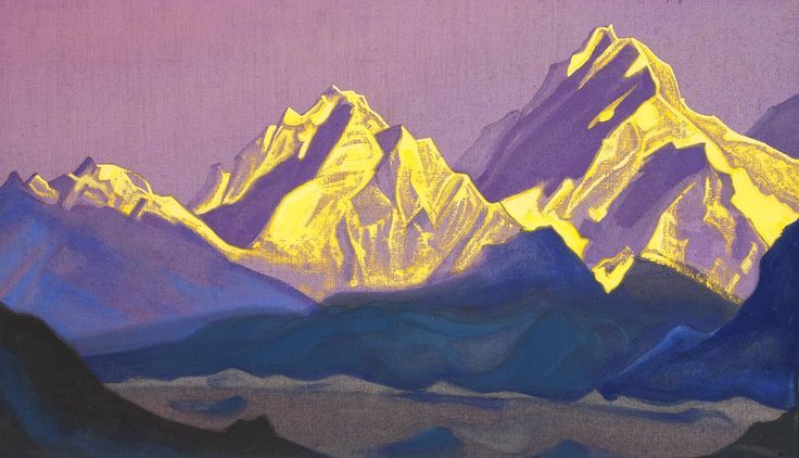 736x422 Roerich Paintings - Nicholas Roerich Painting