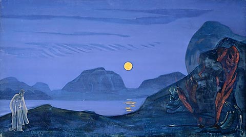 480x267 Final Journey, 1922 - Nicholas Roerich Painting