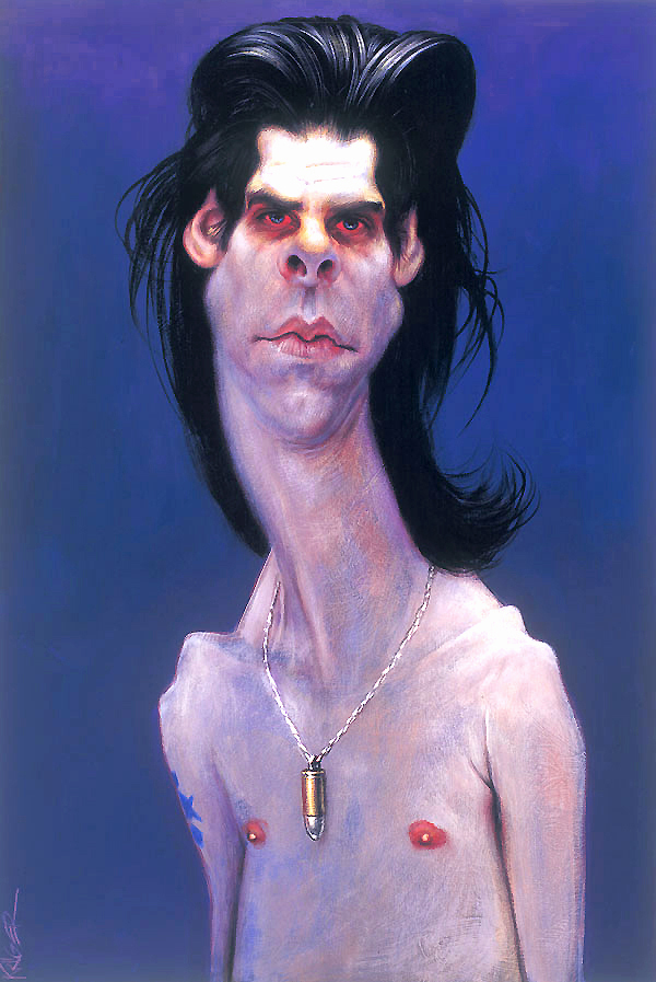 600x897 Nick Cave Painting By Sebastian For Sale - Nick Cave Painting