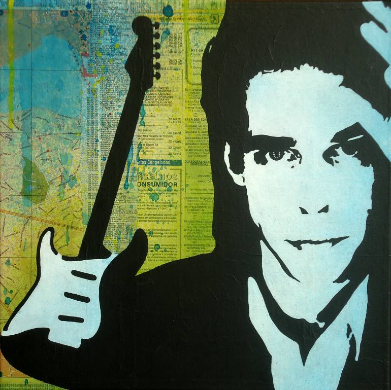 770x769 Saatchi Art Nick Cave Painting By Carlos Cabral - Nick Cave Painting