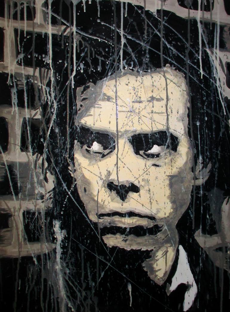 770x1043 Saatchi Art Sickbag Song - Nick Cave Painting