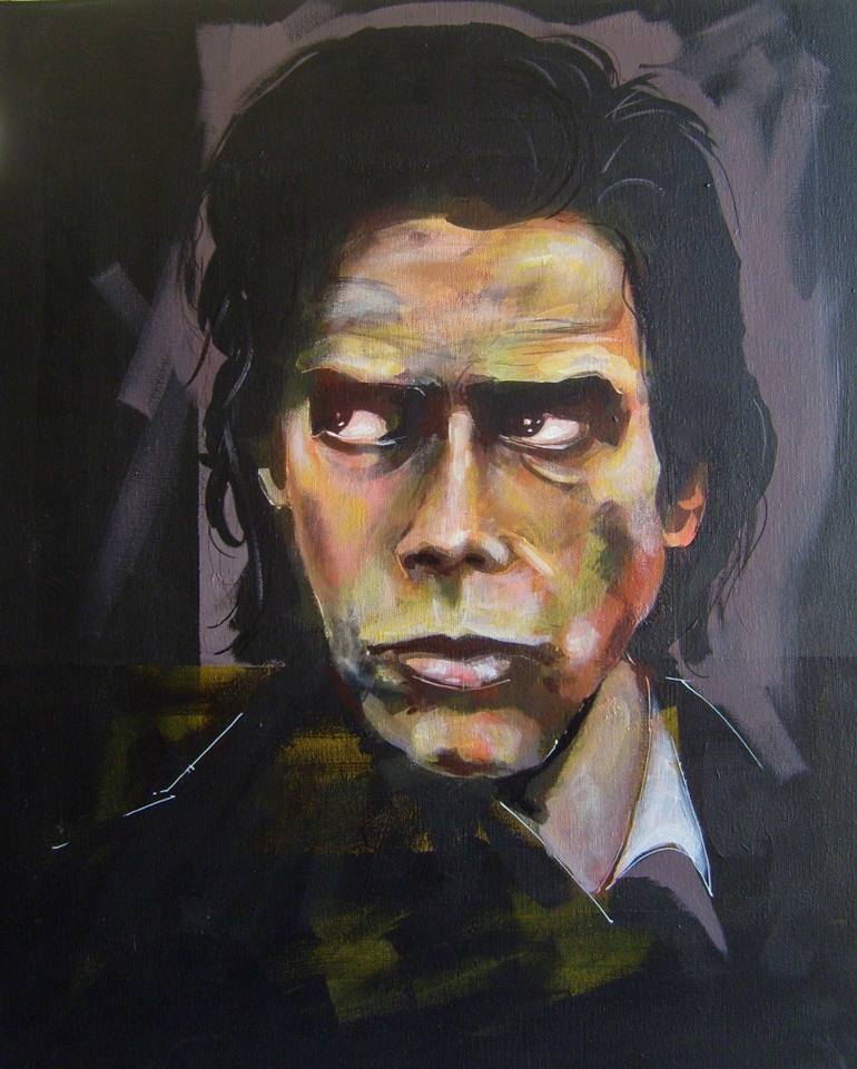 770x961 Saatchi Art Nick Cave Painting By Kevin May - Nick Cave Painting