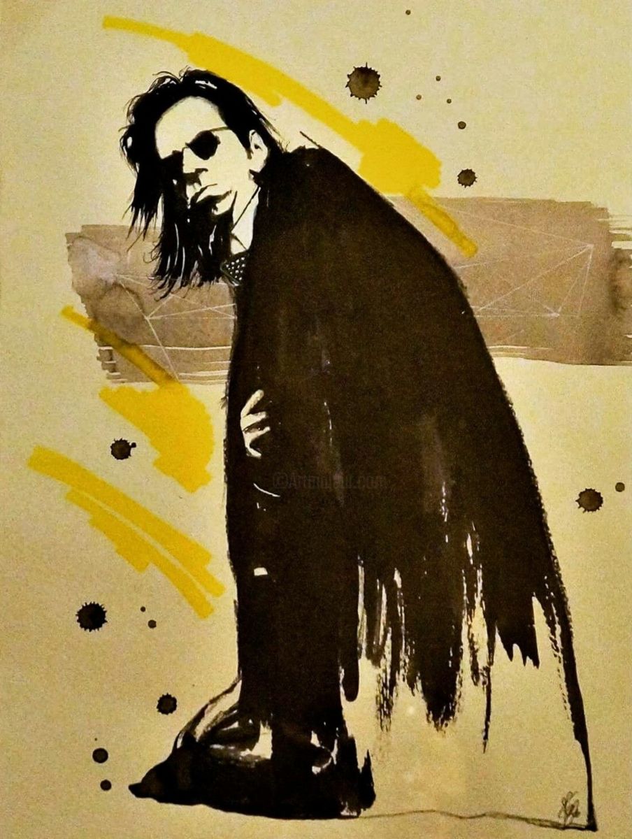 904x1200 Up Jumped The Devil Nick Cave (Federica Masini) - Nick Cave Painting