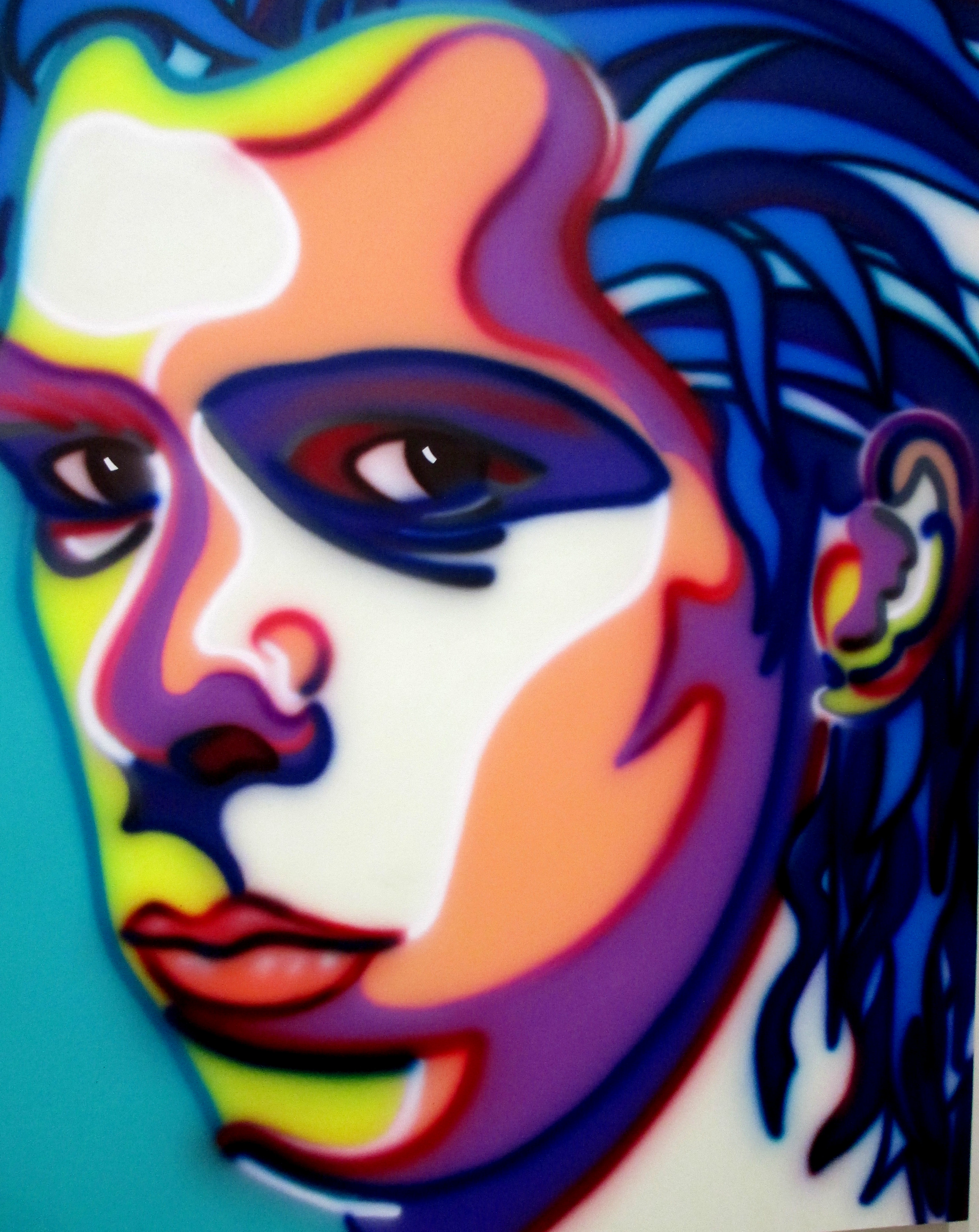 3456x4350 Howard Arkley Nick Cave Maryann Adair'S - Nick Cave Painting