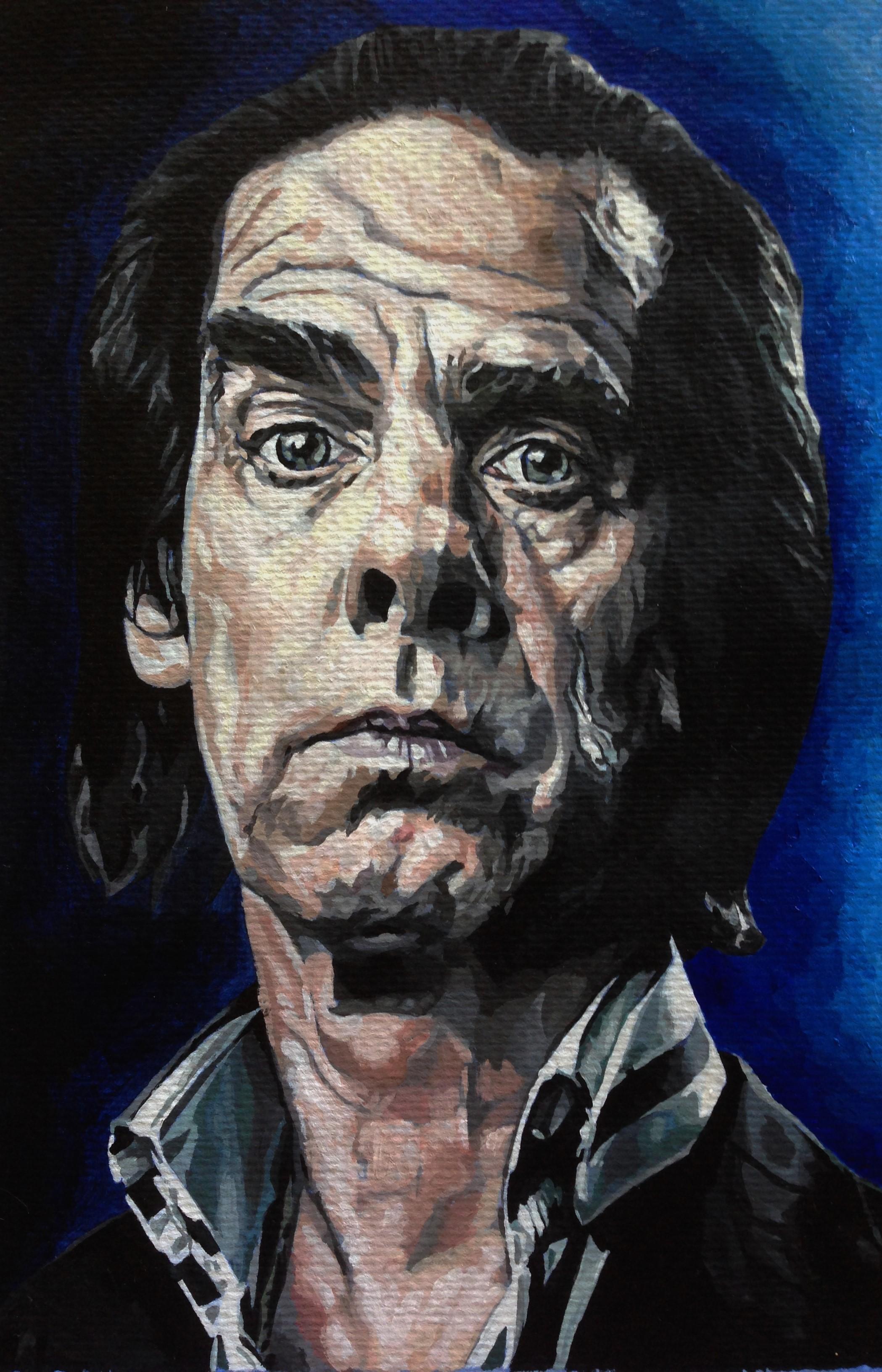 2098x3264 I Did A Painting Of Nick Cave Nickcave - Nick Cave Painting