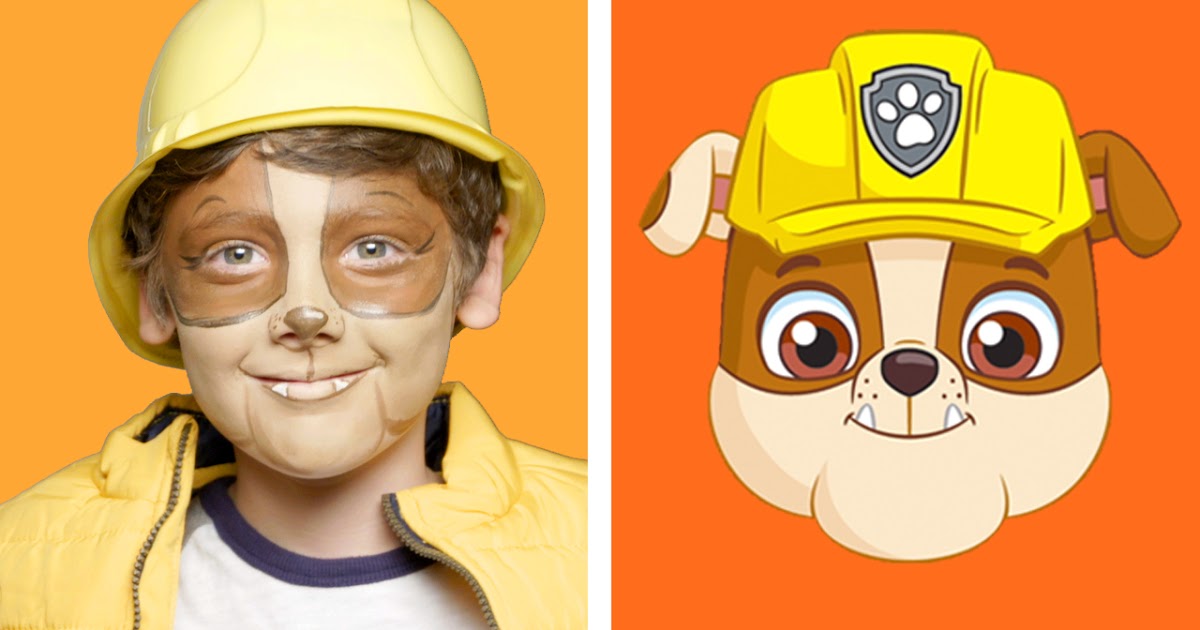 1200x630 Nickalive! Learn How To Look Like Rubble And Skye From Paw - Nickelodeon Painting