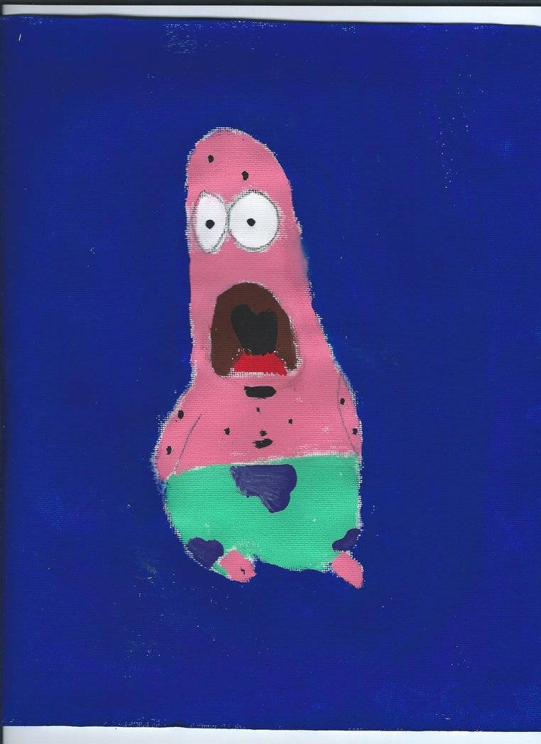 762x1048 Patrick Star Painting By Nickelodeonlover - Nickelodeon Painting