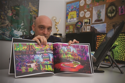 490x327 Emmy Winning Animator Mica - Nickelodeon Painting