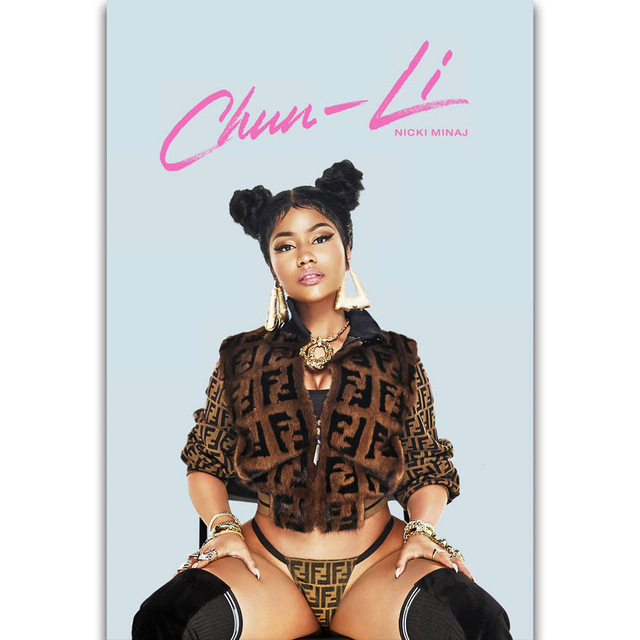 640x640 S210 Album Cover Nicki Minaj Chun Li Rap Music Singer Rapper Wall - Nicki Minaj Painting