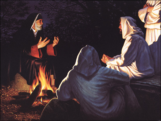 550x413 Harry Antis - Nicodemus Painting