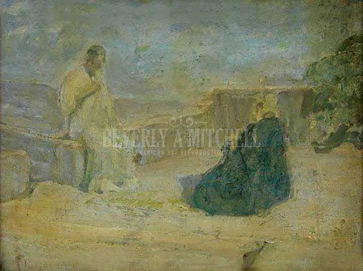 720x538 Christ And Nicodemus (Early Study) By Henry Ossawa Tanner Giclee - Nicodemus Painting
