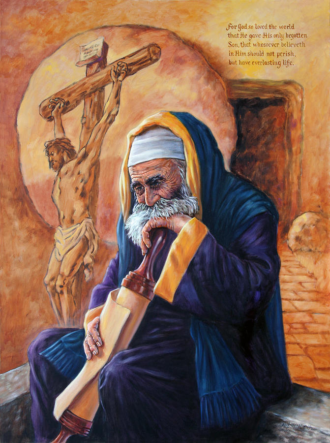 671x900 Nicodemus Painting By John Lautermilch - Nicodemus Painting