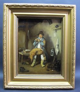 262x300 Fine Original Scottish Oil Painting On Board Erskine Nicol C - Nicol Painting