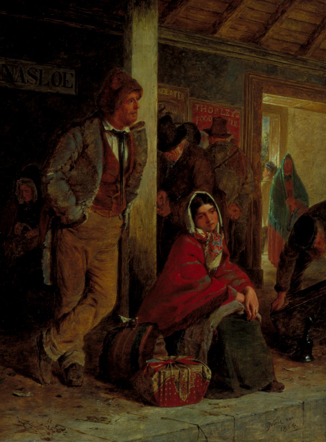1134x1536 The Emigrants', Erskine Nicol, 1864 Tate - Nicol Painting