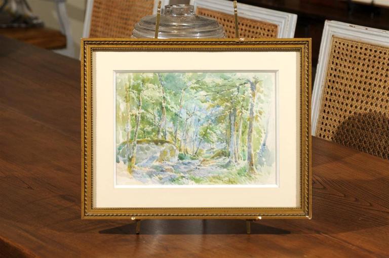 768x510 Vintage Original Water Color By French Artist J. Nicol - Nicol Painting