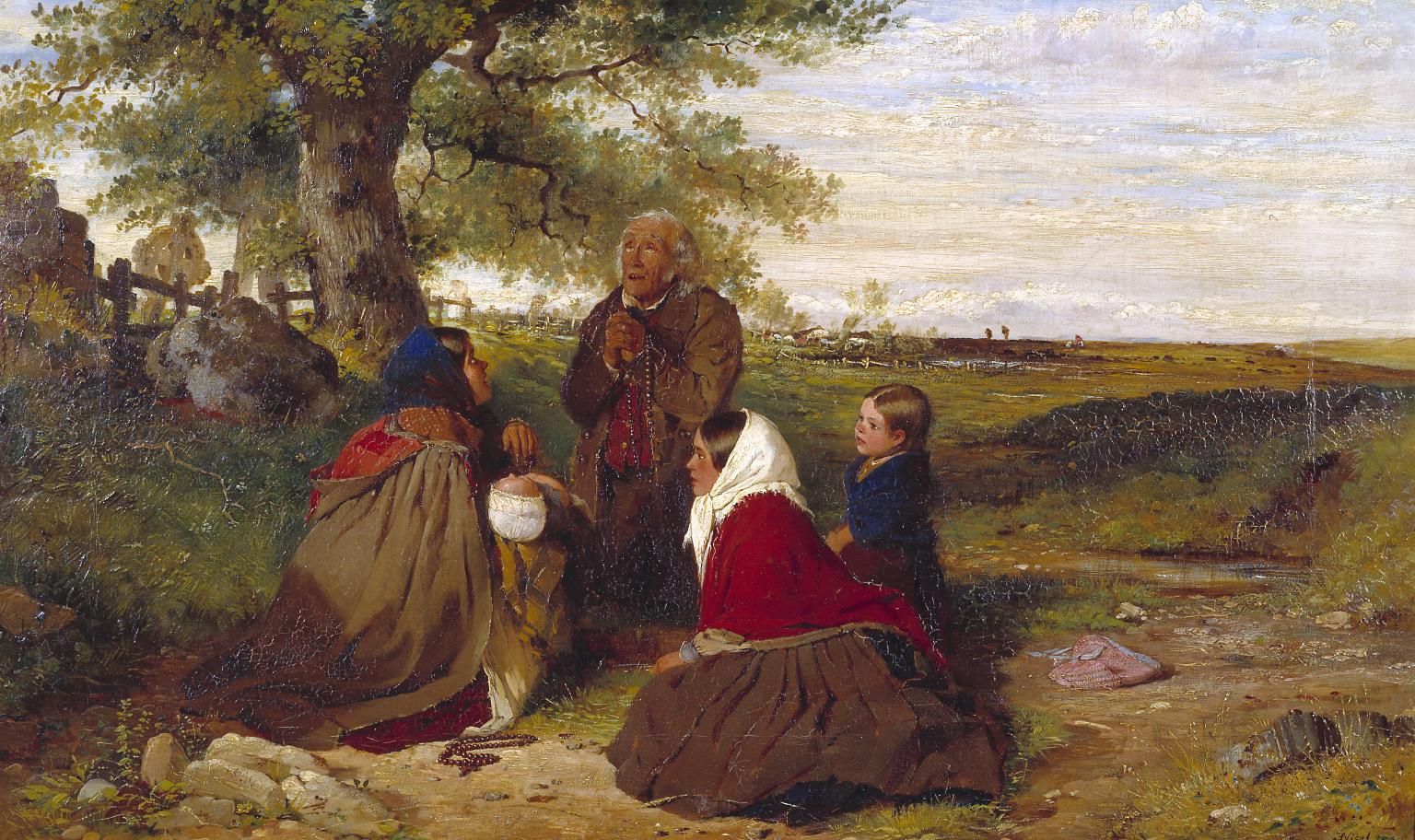 1536x912 Wayside Prayer', Erskine Nicol, 1852 Tate - Nicol Painting