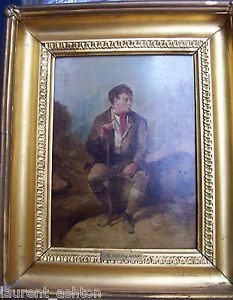 233x300 Erskine Nicol 1825 1904 Original Oil Painting On Panel Portrait - Nicol Painting