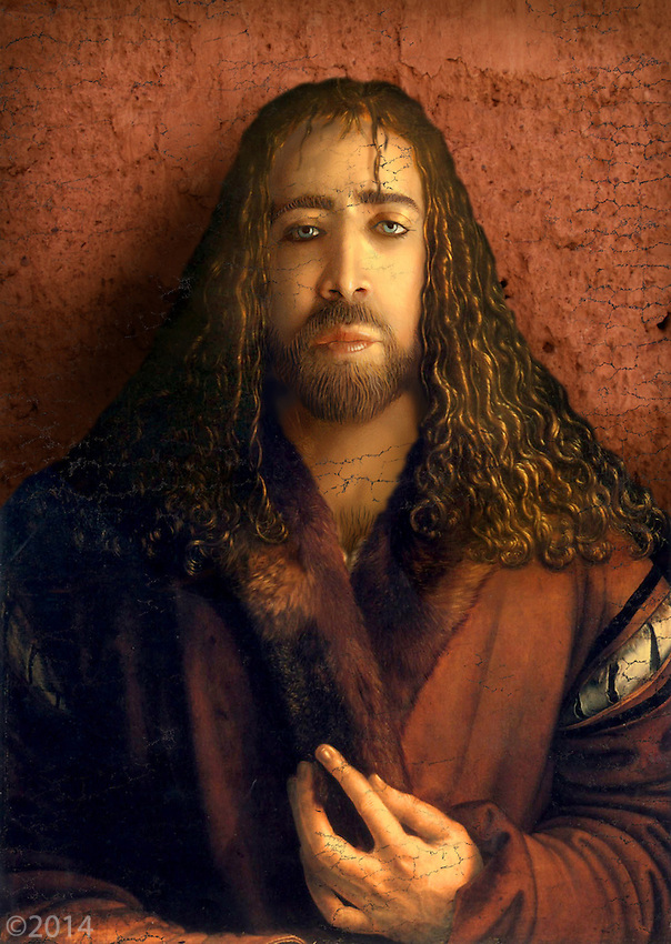 Nicolas Cage Painting