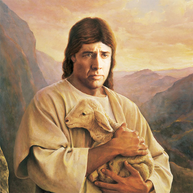 660x660 Nicolas Cage As Everyone - Nicolas Cage Painting