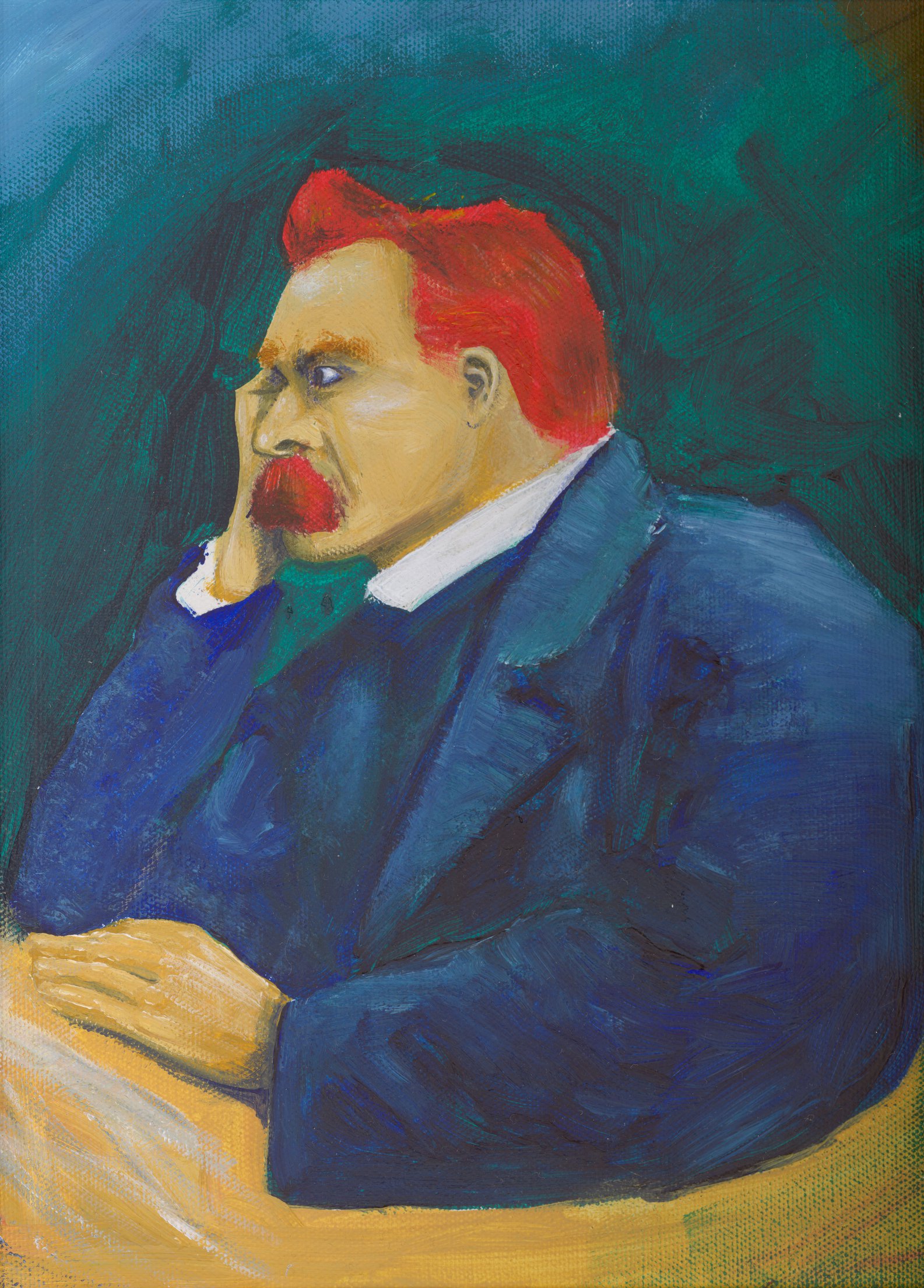 Nietzsche Painting at PaintingValley.com | Explore collection of ...