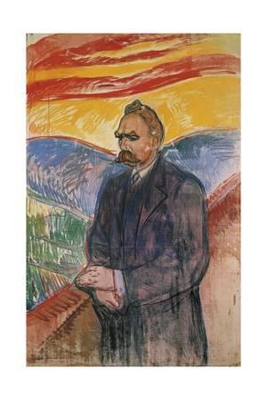 300x450 Portrait Of Friedrich Nietzsche, C.1906 Giclee Print By Edvard - Nietzsche Painting