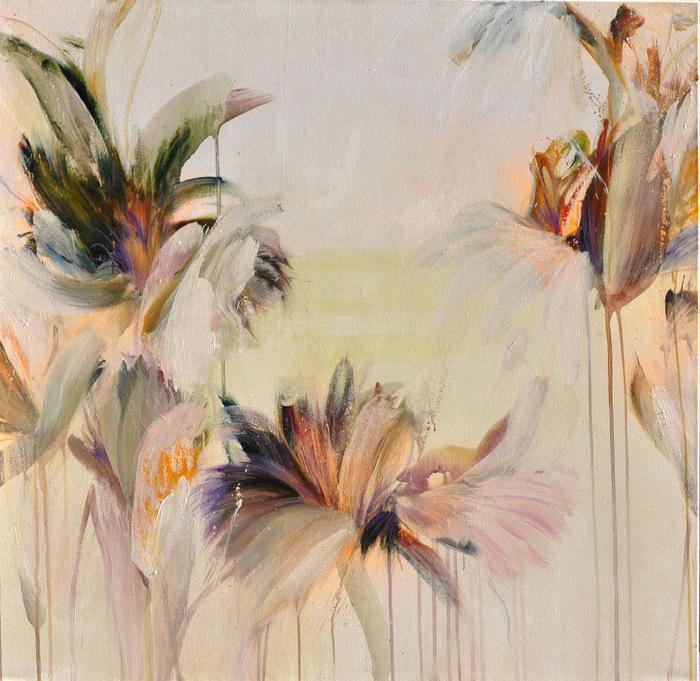 700x681 Palmeras En La Nieve' - Nieve Painting