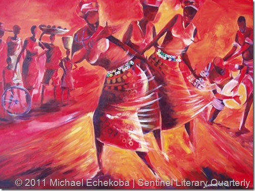 504x379 Michael Echekoba, Painting A Positive Nigeria. Sentinel Literary - Nigerian Painting