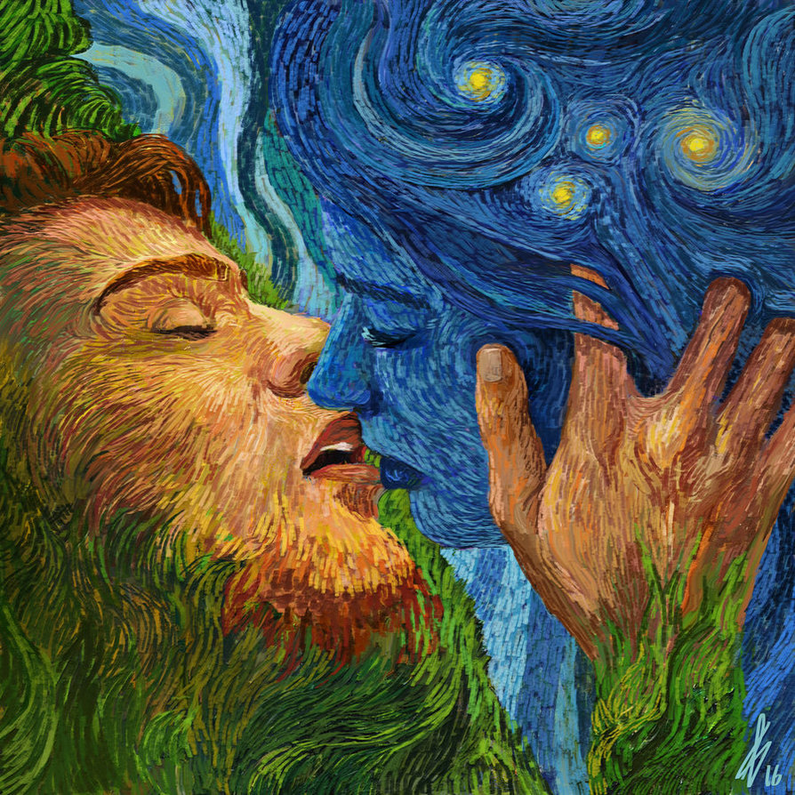 894x894 Day And Night By Laurensspruit - Night And Day Painting