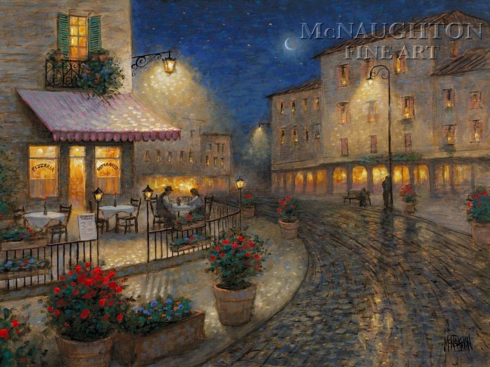 711x533 Night Cafe - Night Cafe Painting