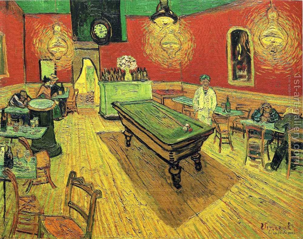 1000x788 The Night Cafe In The Place Lamartine In Arles Vincent Van Gogh - Night Cafe Painting