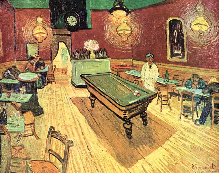 758x600 The Night Cafe On Place Lamartine In Arles By Van Gogh - Night Cafe Painting
