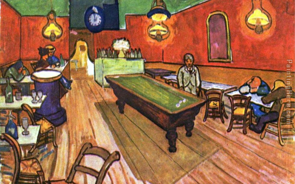 980x612 Vincent Van Gogh The Night Cafe In The Place Lamartine In Arles - Night Cafe Painting
