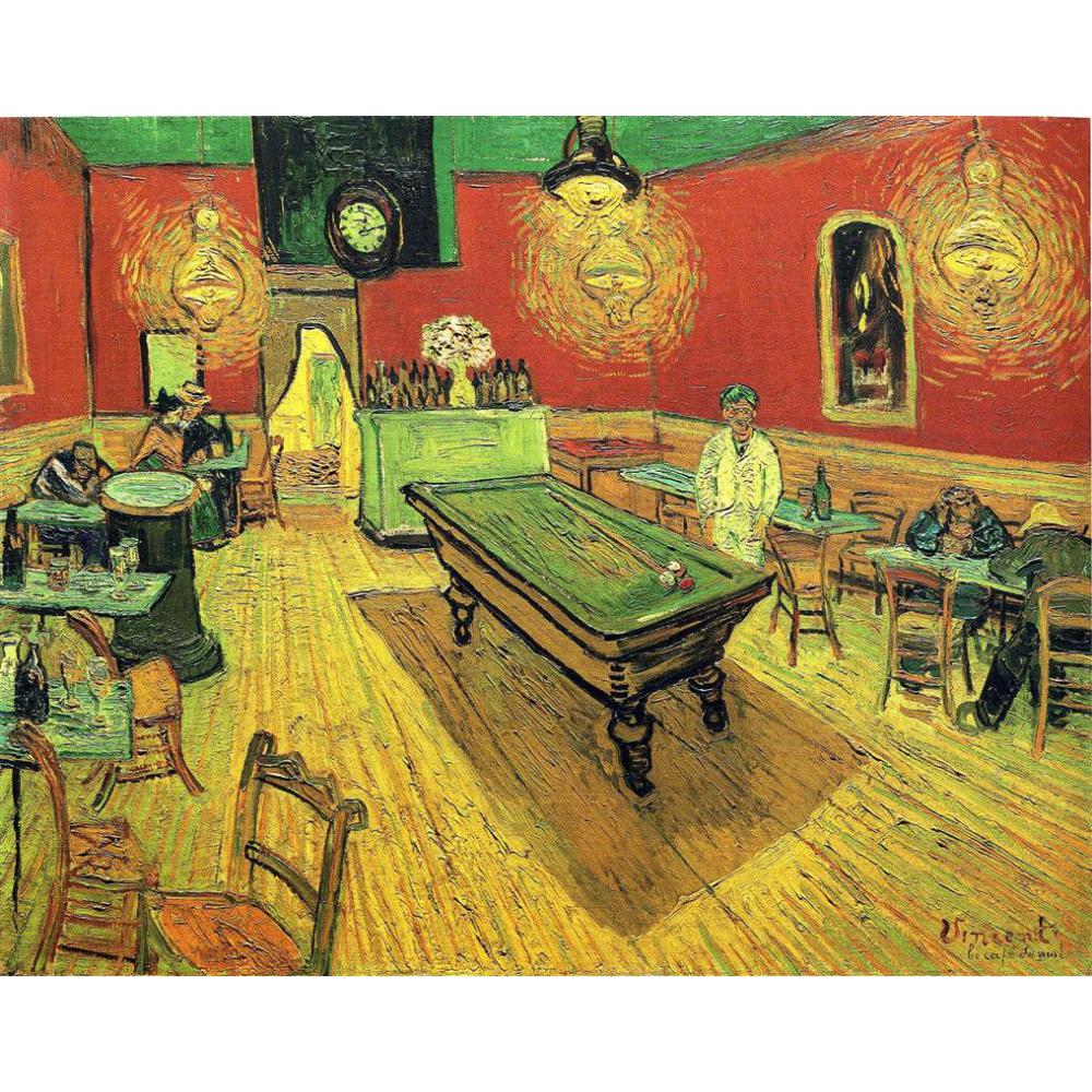 1000x1000 High Quality Vincent Van Gogh Modern Art The Night Cafe Oil - Night Cafe Painting
