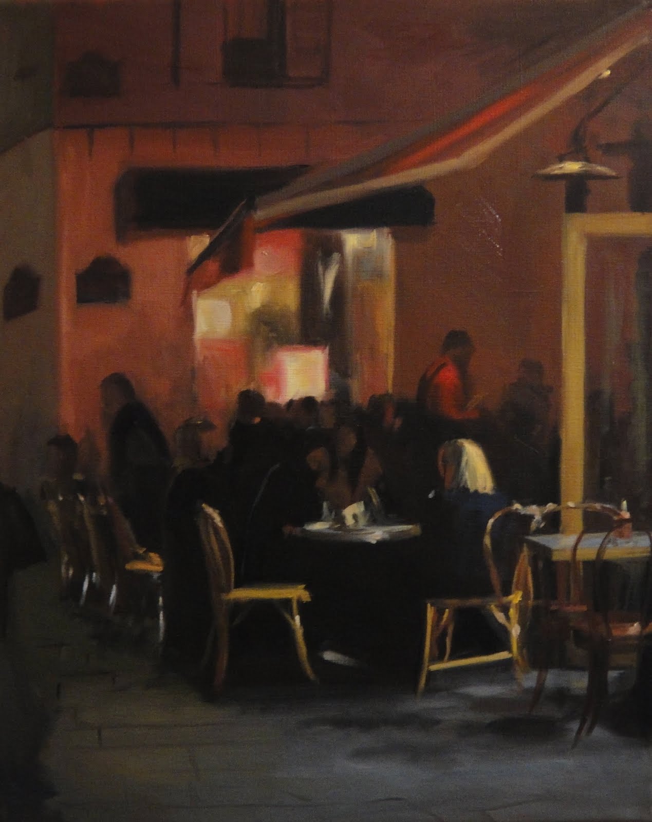1269x1600 Jonelle Summerfield Oil Paintings Night Cafe - Night Cafe Painting