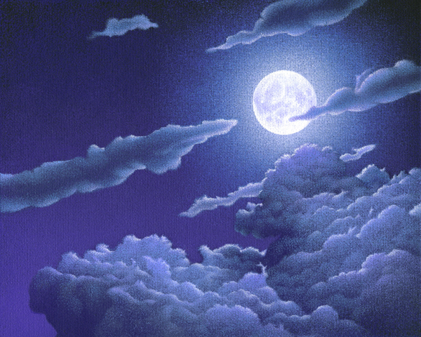 Night Clouds Painting at Explore collection of