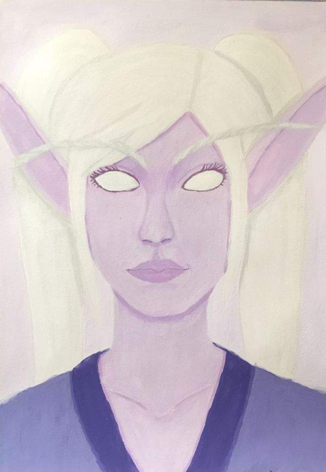650x941 Night Elf Wow Amino - Night Elf Painting